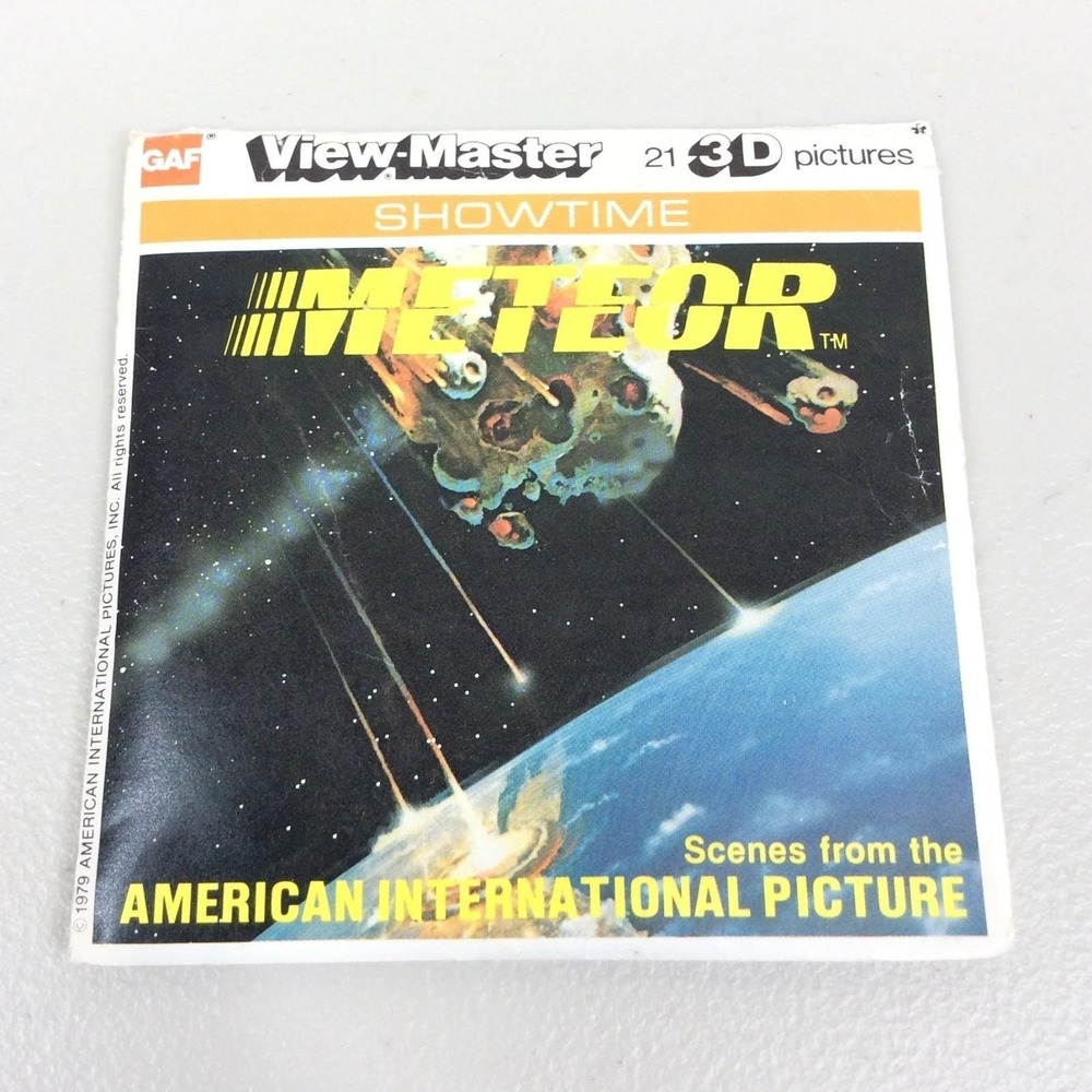 VTG 1979 View Master GAF‎ Meteor K46 Showtime 3 Reel Set
